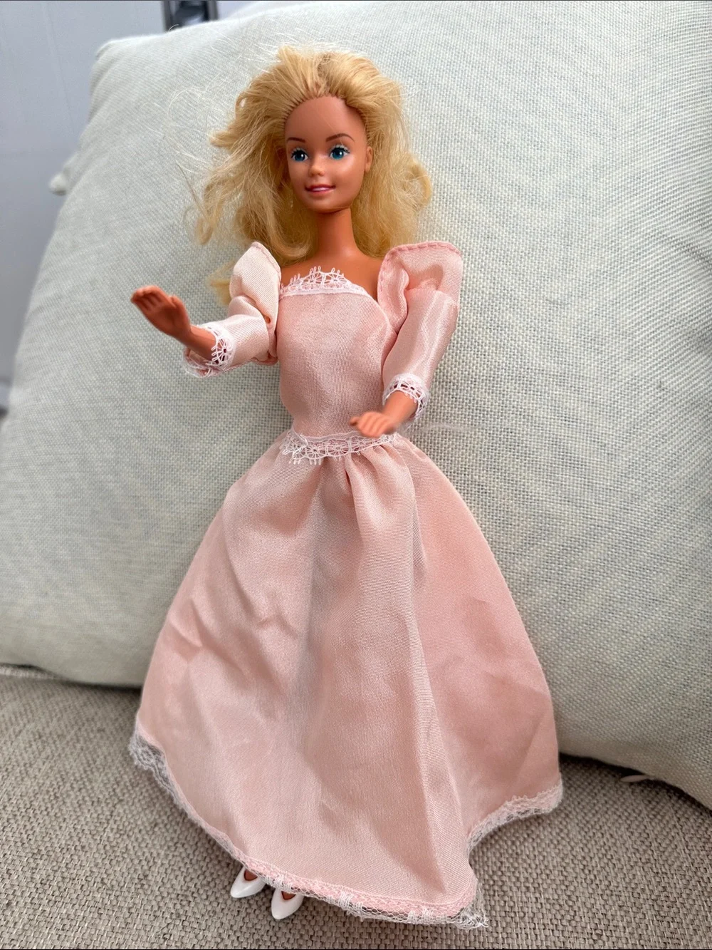 Vintage 1966 Mattel Barbie Doll with vintage dress
